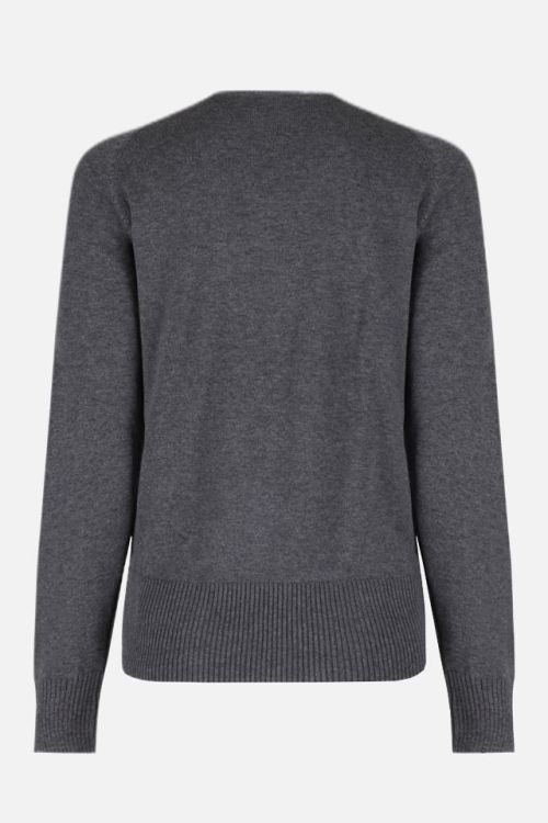 Girls grey v neck jumper sale