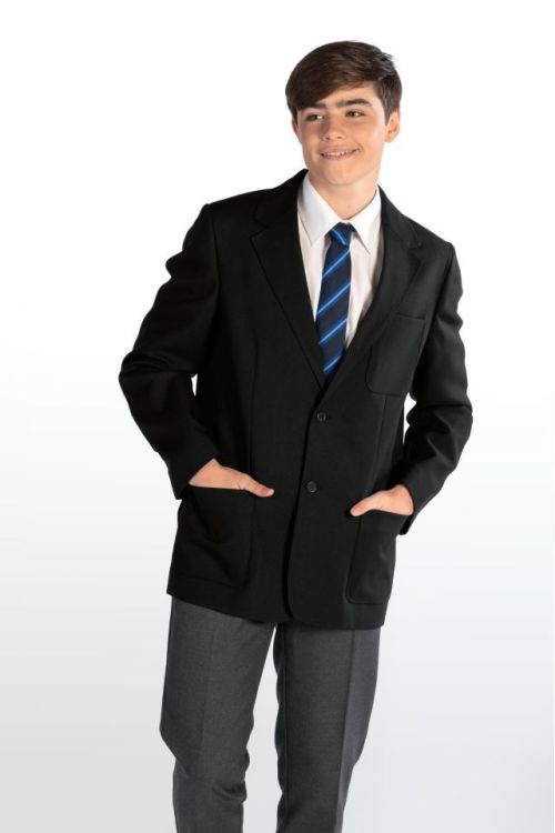 Boys' Fit Elements Traditional Stain Resistant School Blazer (5-16