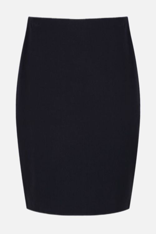 Navy stretch pencil skirt uk best sale